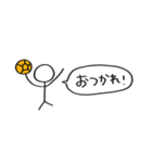 ハンドボールしてる棒人間（個別スタンプ：10）
