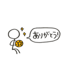 ハンドボールしてる棒人間（個別スタンプ：11）