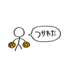 ハンドボールしてる棒人間（個別スタンプ：12）