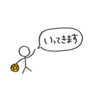 ハンドボールしてる棒人間（個別スタンプ：13）