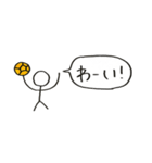 ハンドボールしてる棒人間（個別スタンプ：21）