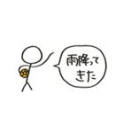 ハンドボールしてる棒人間（個別スタンプ：38）