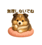 気遣いとやさしさ届けるもちもちシェルティ（個別スタンプ：2）