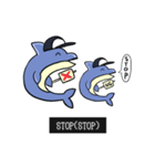 かなりOUTなイルカ（個別スタンプ：12）