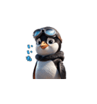 出撃！ゴーグルペンギン（個別スタンプ：5）