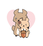 かわいいリスのリスン（個別スタンプ：1）
