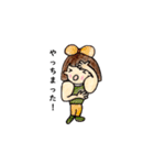 おかっぱマッチョさん（個別スタンプ：13）