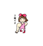 おかっぱマッチョさん（個別スタンプ：27）