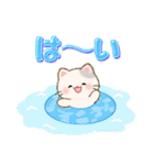 夏のちびころにゃん（個別スタンプ：3）