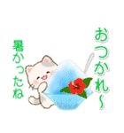 夏のちびころにゃん（個別スタンプ：15）
