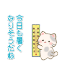 夏のちびころにゃん（個別スタンプ：17）