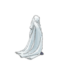 おちゃめなシーツおばけと悪魔（個別スタンプ：1）