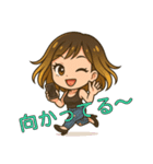 二つの顔を持つ女のスタンプ（個別スタンプ：2）