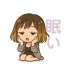 二つの顔を持つ女のスタンプ（個別スタンプ：3）