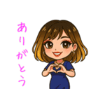 二つの顔を持つ女のスタンプ（個別スタンプ：5）