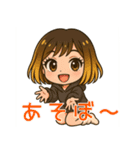 二つの顔を持つ女のスタンプ（個別スタンプ：8）