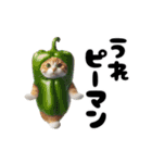 踊る！着ぐるみのネコたちにゃんだふる～（個別スタンプ：3）