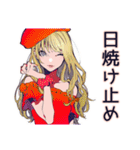 ビーチ映え★キュートギャル（個別スタンプ：16）