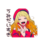 ビーチ映え★キュートギャル（個別スタンプ：38）