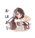 ゆるふわガーリーな女の子のアイス祭り（個別スタンプ：2）