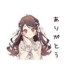 ゆるふわガーリーな女の子のアイス祭り（個別スタンプ：3）