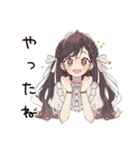 ゆるふわガーリーな女の子のアイス祭り（個別スタンプ：7）