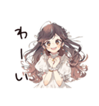 ゆるふわガーリーな女の子のアイス祭り（個別スタンプ：18）