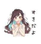 ゆるふわガーリーな女の子のアイス祭り（個別スタンプ：38）