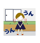 使える気遣い優しい女の子 夏/暑中見舞い（個別スタンプ：22）