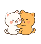 モチ×マルー ハグして甘えてちゅー♡（個別スタンプ：2）