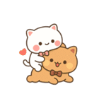 モチ×マルー ハグして甘えてちゅー♡（個別スタンプ：3）
