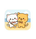 モチ×マルー ハグして甘えてちゅー♡（個別スタンプ：6）