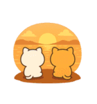 モチ×マルー ハグして甘えてちゅー♡（個別スタンプ：7）
