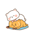モチ×マルー ハグして甘えてちゅー♡（個別スタンプ：9）
