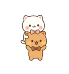 モチ×マルー ハグして甘えてちゅー♡（個別スタンプ：10）