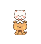 モチ×マルー ハグして甘えてちゅー♡（個別スタンプ：11）