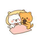 モチ×マルー ハグして甘えてちゅー♡（個別スタンプ：14）