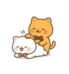 モチ×マルー ハグして甘えてちゅー♡（個別スタンプ：15）