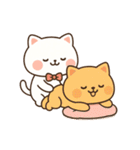 モチ×マルー ハグして甘えてちゅー♡（個別スタンプ：16）