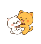 モチ×マルー ハグして甘えてちゅー♡（個別スタンプ：20）