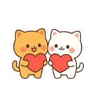 モチ×マルー ハグして甘えてちゅー♡（個別スタンプ：23）