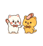モチ×マルー ハグして甘えてちゅー♡（個別スタンプ：25）