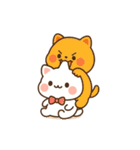 モチ×マルー ハグして甘えてちゅー♡（個別スタンプ：26）