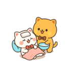 モチ×マルー ハグして甘えてちゅー♡（個別スタンプ：28）