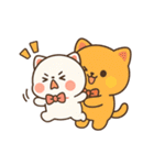 モチ×マルー ハグして甘えてちゅー♡（個別スタンプ：29）