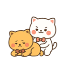 モチ×マルー ハグして甘えてちゅー♡（個別スタンプ：32）
