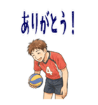 バレーボール 男子 部活 スポーツ (大)（個別スタンプ：21）