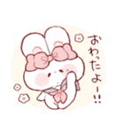 学生気分のもちうさちゃん.（個別スタンプ：16）