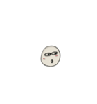 まるい顔に、全部つまってる！（個別スタンプ：9）