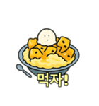 韓国かき氷顔付き韓国語（個別スタンプ：3）